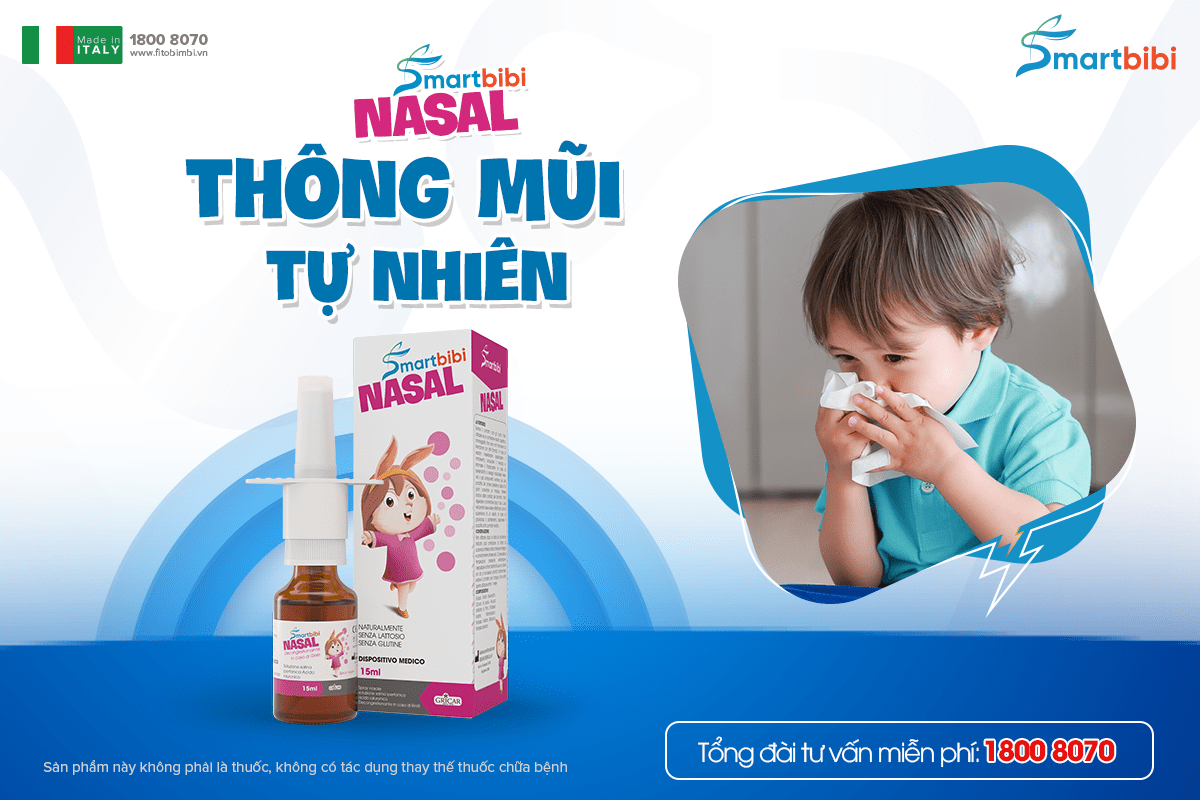 Smartbibi Nasal thông mũi tự nhiên cho bé