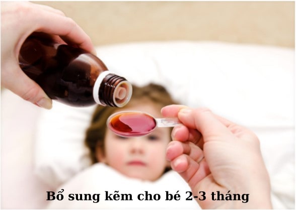 Thời lượng dùng kẽm cho bé nên là 2-3 tháng