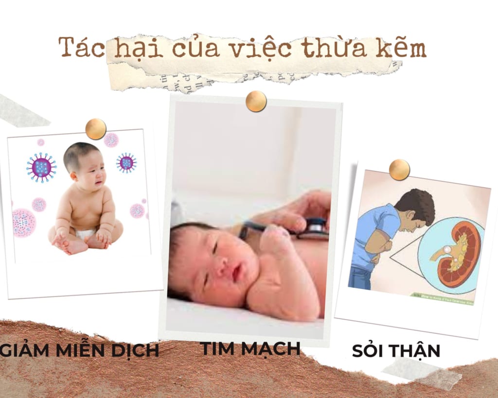 Trẻ thừa kẽm gặp nhiều vấn đề sức khỏe