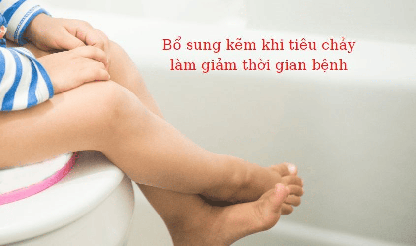 Kẽm có tác dụng tích cực trong điều trị tiêu chảy