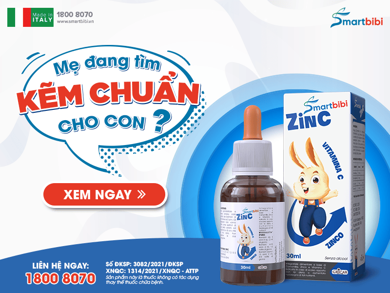 siro kẽm cho bé