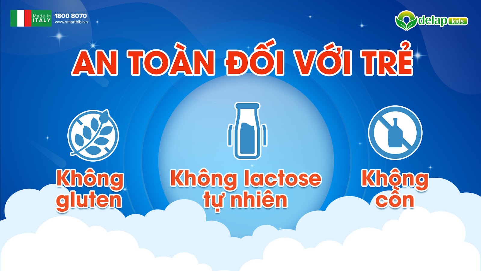 Các tiêu chí an toàn với trẻ nhỏ