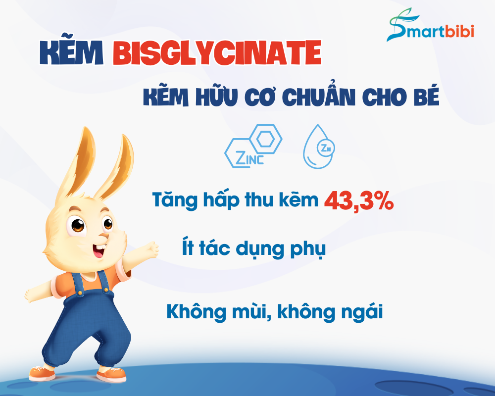 Kẽm hữu cơ bisglycinate sở hữu nhiều ưu điểm vượt trội